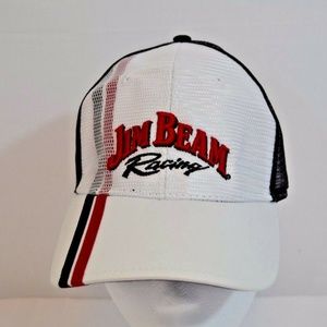 Jim Beam Racing #7 Baseball Cap White/Black Robby